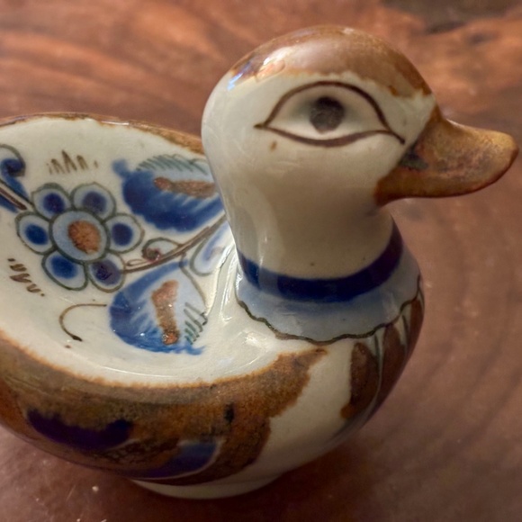 3 Vintage Ken Edwards El Palomar Tonalá Mexico Pottery pcs. Turtle, Cat & Duck. - Picture 8 of 13